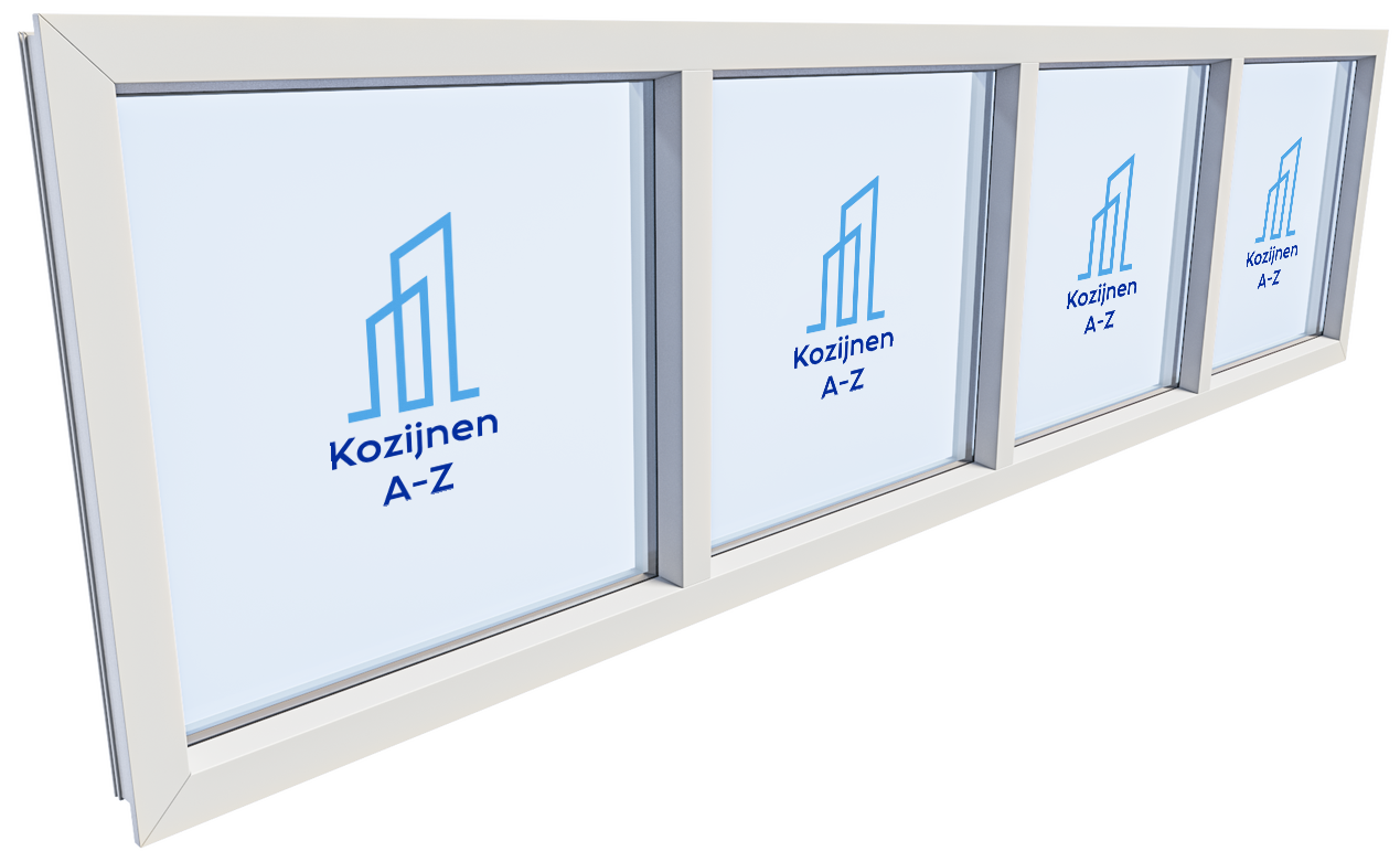 kunststof kozijnen met 3 compartimenten