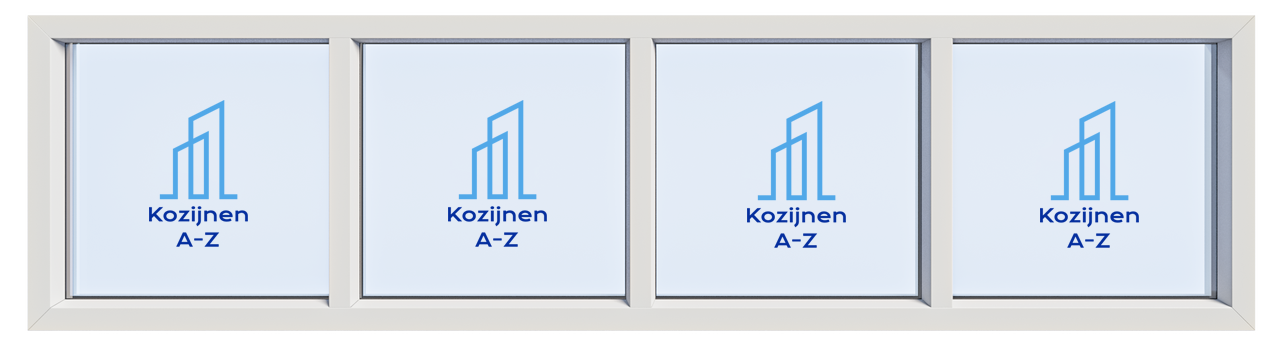 kunststof kozijnen met 3 compartimenten
